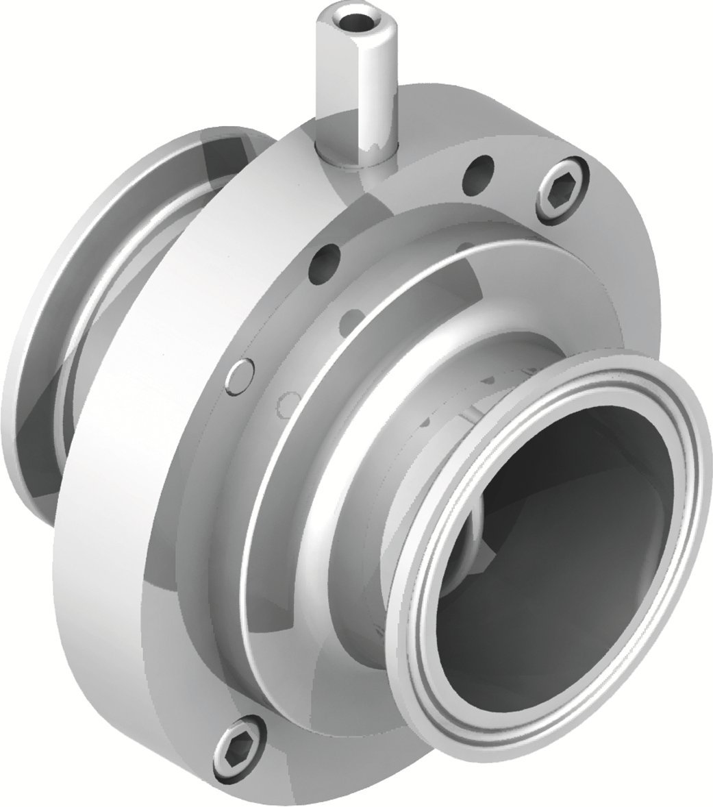 8692 - Vanne papillon - Inox 316L - Manchette EPDM - Clamp/C